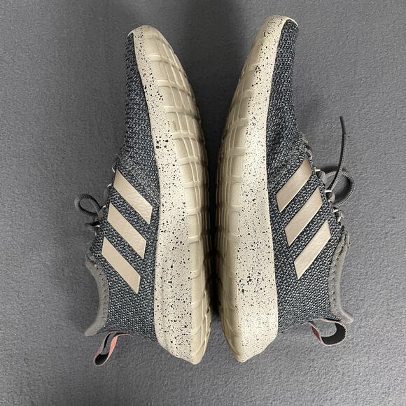 Adidas Cloudfoam Shoes Womens Size 7.5 Gray Rose Gold Speckled Running Sneakers - Picture 11 of 15